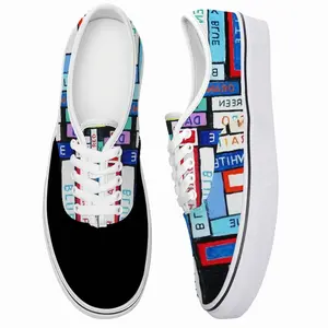 Men Colour Word Low Top Shoes (Foam)