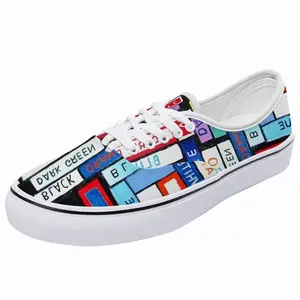 Men Colour Word Low Top Shoes (Foam)