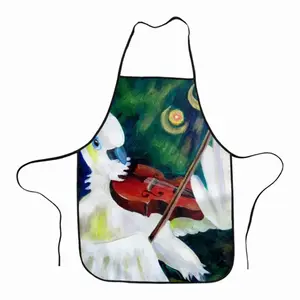 Cockatoo Plays Violin Composite Cloth Apron