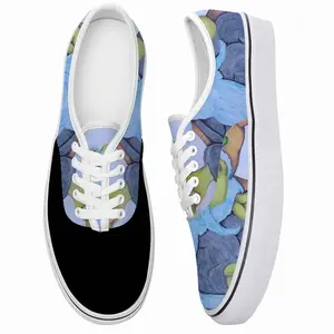 Men Baby Blue Beard Wizard Low Top Shoes (Foam)