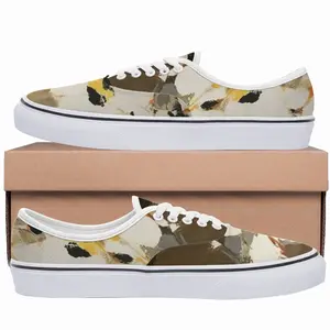 Men Bouquet Of Flowers Low Top Shoes (Foam)