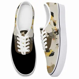 Men Bouquet Of Flowers Low Top Shoes (Foam)