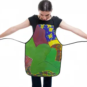 Green Woman Composite Cloth Apron