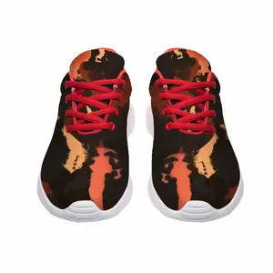 Men Orange Black New London Shoes