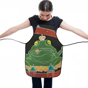 Tree Legged Toad Politics Political Animals Humour King Emperor Composite Cloth Apron