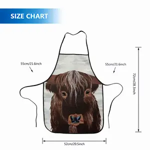 Bull - Red Bull Taurus Animals Buffalo Wild Composite Cloth Apron