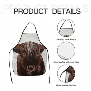 Bull - Red Bull Taurus Animals Buffalo Wild Composite Cloth Apron