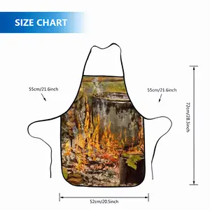 Fire Cooking Still Life Impressionism Composite Cloth Apron