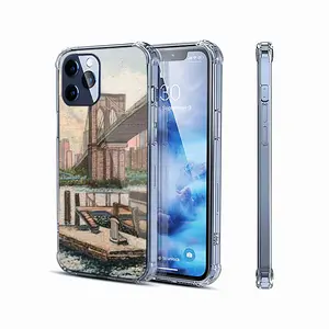 Brooklyn Bridge In Oil iPhone12 Pro Phone Case (Silicone)