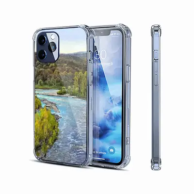 Landscape Impressionism White River iPhone12 Pro Phone Case (Silicone)