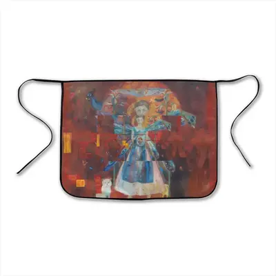 Postcard To The Moon Bust Apron