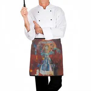 Postcard To The Moon Bust Apron