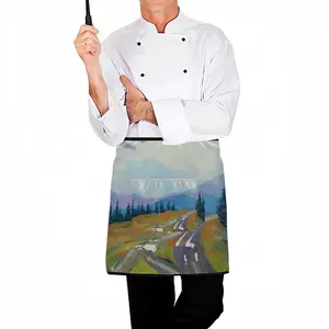 Way At Mountains Bust Apron