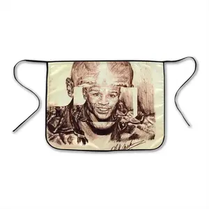 Floyd Mayweather Jr Portrait Bust Apron