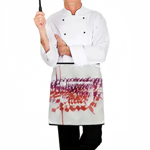 Calligraphic Landscape 003 Bust Apron