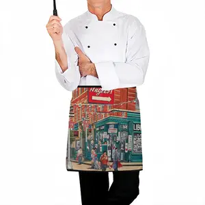 Angelos Italian Restaurant Little Italy New York City Bust Apron