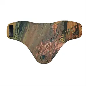 Bronze Abstraction Ski Mask