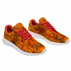 Men Orange Swirls New London Shoes