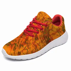 Men Orange Swirls New London Shoes