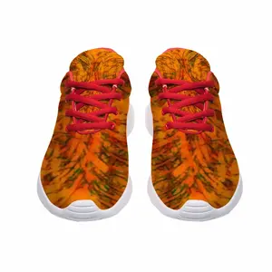 Men Orange Swirls New London Shoes