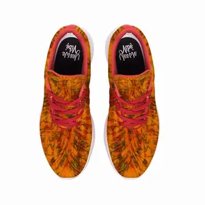 Men Orange Swirls New London Shoes