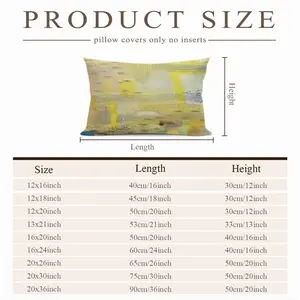 Borders Polyester Pillow (Rectangle, Multi-Size)