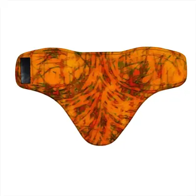 Orange Swirls Ski Mask