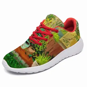 Men Backyard Garden With Yellow House New London Shoes