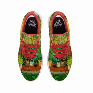 Men Backyard Garden With Yellow House New London Shoes