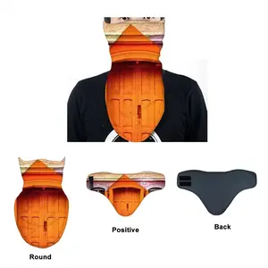 Orange Entrance Ski Mask