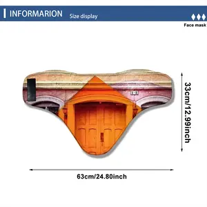 Orange Entrance Ski Mask