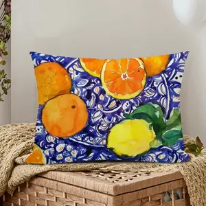 Oranges Polyester Pillow (Rectangle, Multi-Size)