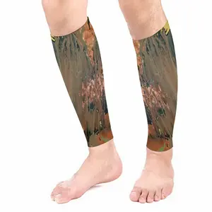 Bronze Abstraction Calf Sleeves