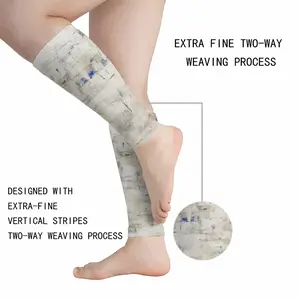 White Medina Calf Sleeves