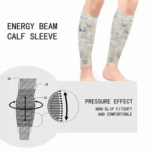 White Medina Calf Sleeves