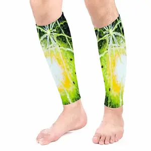 Green Fireworks Calf Sleeves