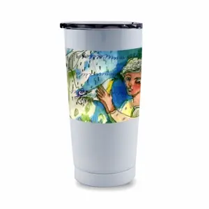 Boy With Bird Vehicle Heat Preservation Cup