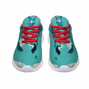 Men Turquoise Horse New London Shoes