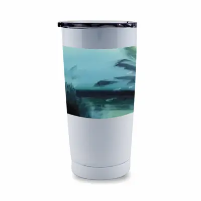 Beach Landscape Inside A Womans Nude Vehicle Heat Preservation Cup