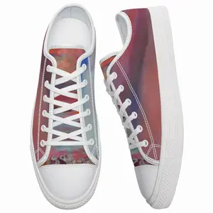 Men Red Skies Retro Canvas Shoes