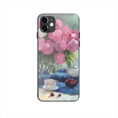 Still Life With Peonies iPhone 12 Phone Case (Tempered Film)