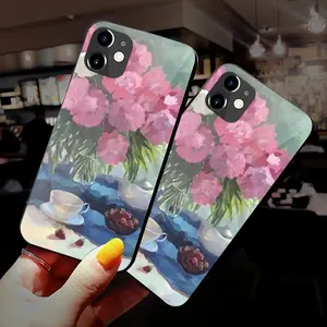 Still Life With Peonies iPhone 12 Phone Case (Tempered Film)