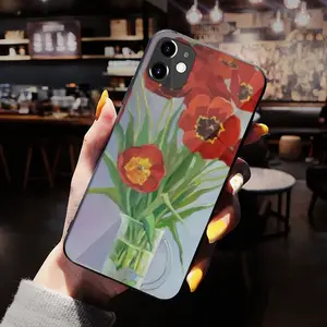 Tulips iPhone 12 Phone Case (Tempered Film)