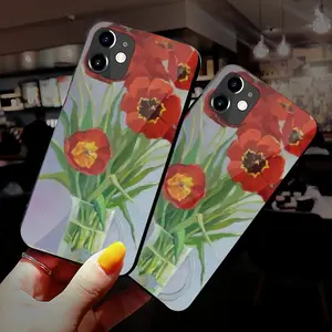 Tulips iPhone 12 Phone Case (Tempered Film)