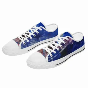 Men Mixing Skies Retro Canvas Shoes