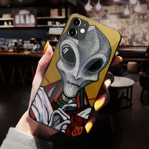 Icon Of Alien Enki iPhone 12 Phone Case (Tempered Film)