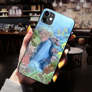 Underwater Meditation iPhone 12 Phone Case (Tempered Film)