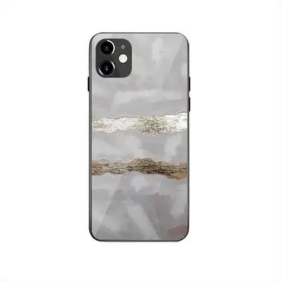 Gold Waves iPhone 12 Phone Case (Tempered Film)