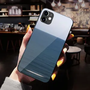 Liquid Sea #03 iPhone 12 Phone Case (Tempered Film)