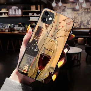 Still Life With Wine iPhone 12 Phone Case (Tempered Film)